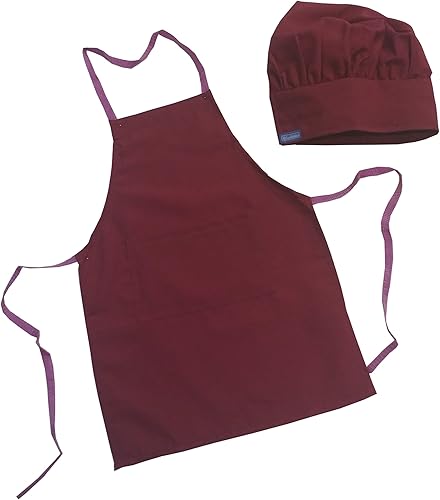 Miniatura 3 de chefskin personalizada personalizada bordado Conjunto de delantal y gorro de chef para adultos de hongos 2x l