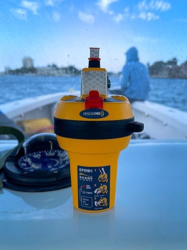 Miniatura 7 de RescueME EPIRB1 - EPIRB más pequeño para navegación con antena retráctil, soporte manual de liberación rápida y vida útil de más de 48 horas