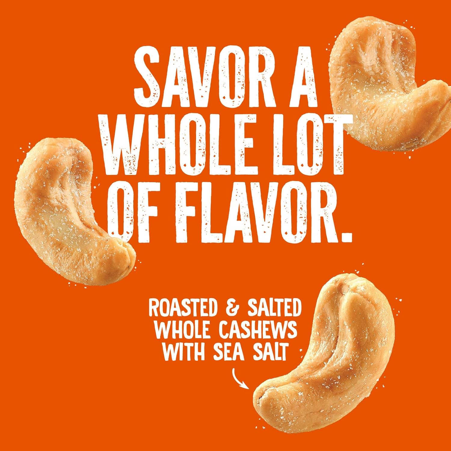 Nuts Roasted and Salted Whole Cashews () | Resealable Bulk Bag |