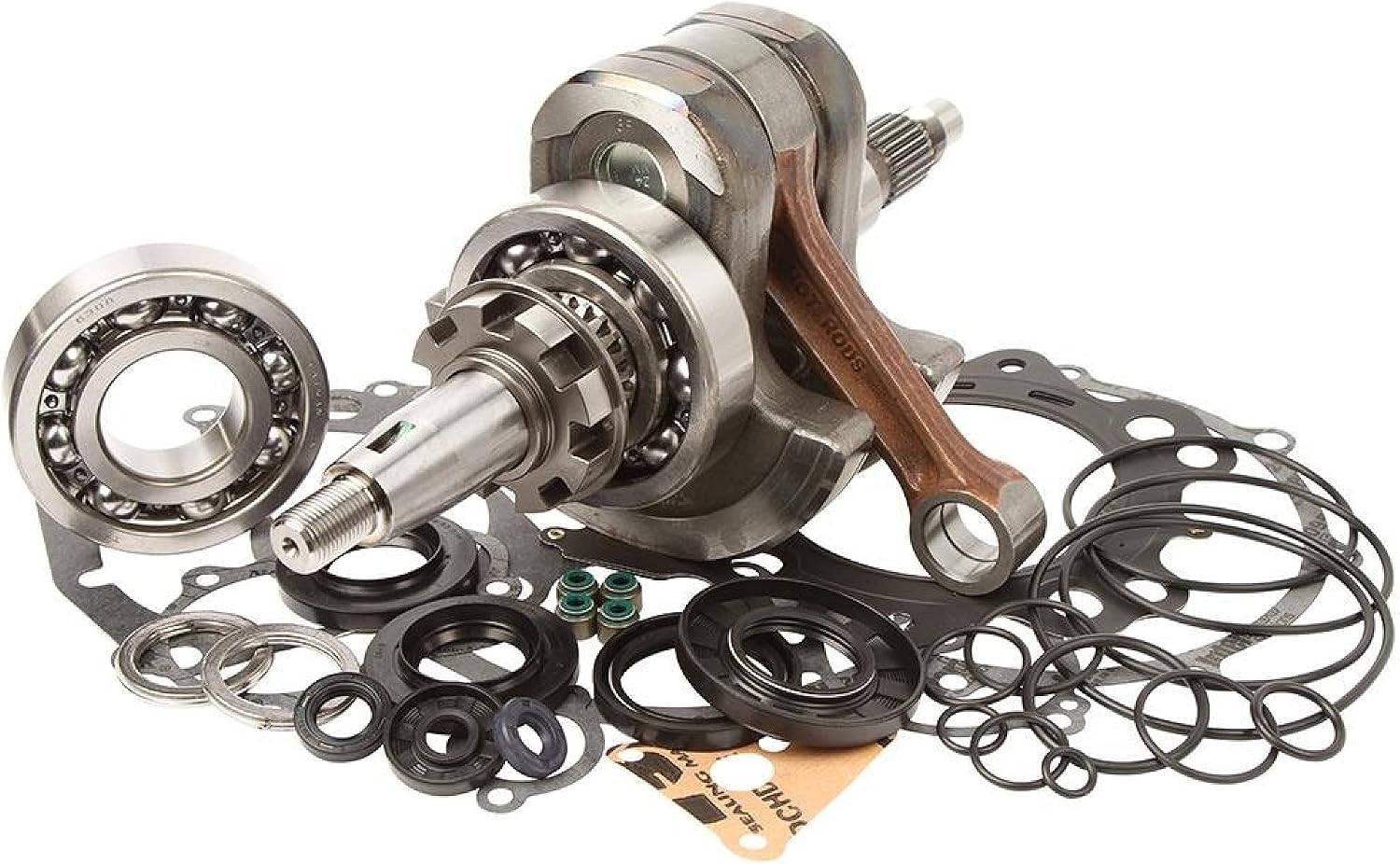 Hot Rods Bottom END KIT CBK0151 Compatible with/Replacement for Yamaha YFM 700 FG Grizzly 4x4 2013-2007, YXR 700 F Rhino 700 2013-2008