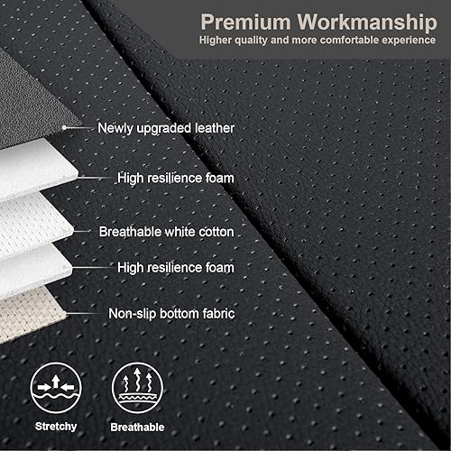 Miniatura 5 de GIANT PANDA Fundas personalizadas para asientos delanteros de automóvil para Jeep Grand Cherokee Laredo Limited Overland Altitude Summit Upland 2011