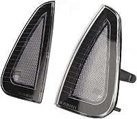 Vista 9 de Fydun 2 piezas de luz de giro delantero Asamblea cubierta de lámpara de marcador lateral 4806218AD para LX 2006‑2010 (blanco)