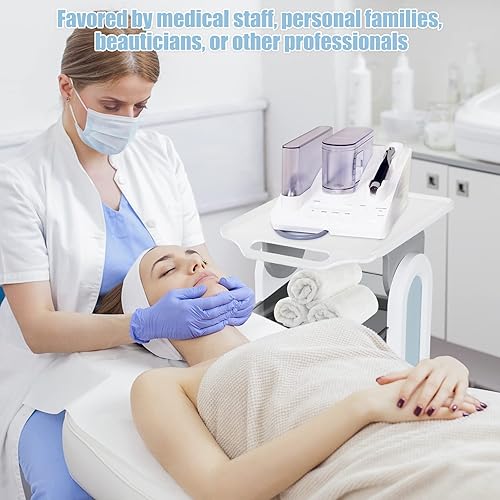 Miniatura 5 de Carrito médico móvil de 130 libras de carga portátil profesional para escáner de imágenes de ultrasonido vehículo carrito de almacenamiento de