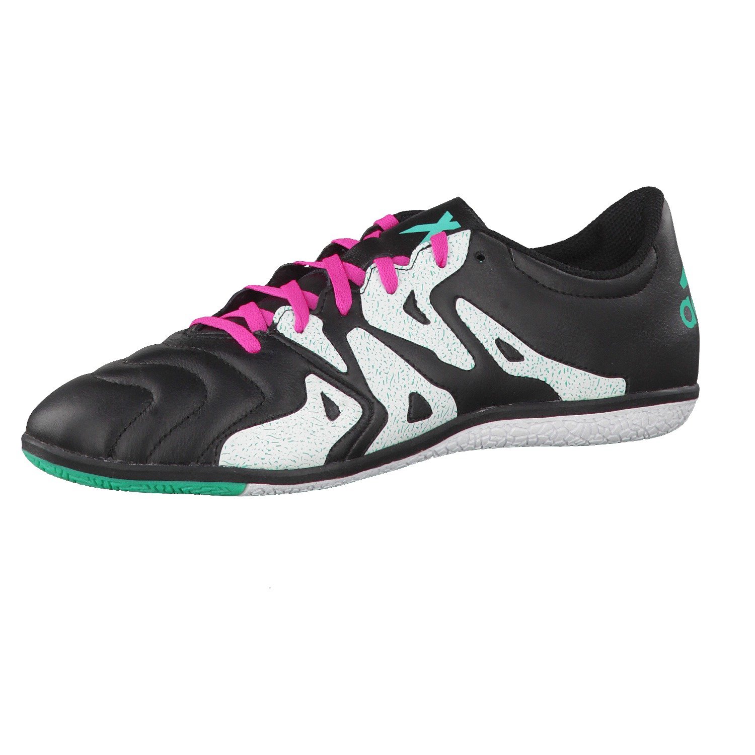 adidas X 15.3 in Leather Mens Football Boots Soccer Cleats (US 11, Varios Colores (Negro/Rosa/Blanco (Negbas/Rosimp/Menimp AF4773)