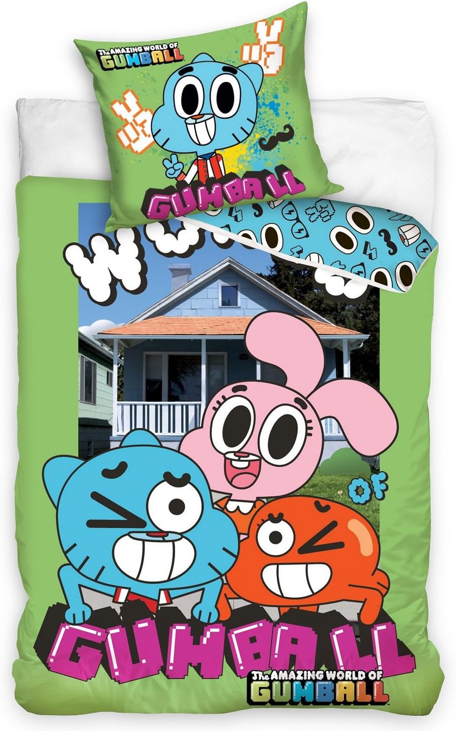 The Amazing World Of Gumball Official Licensed Duvet Covers Pillow Case 140x200 cm