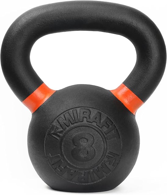 Mirafit Cast Iron Kettlebell - 8kg