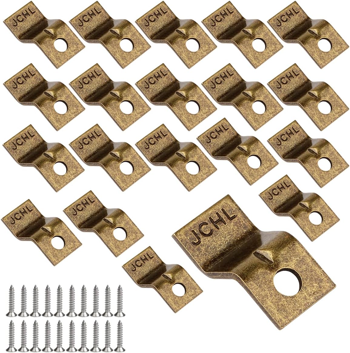 JCHL Table Desk Top Fasteners with Screws Black Heavy Duty