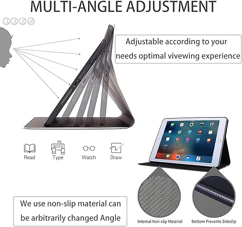 Miniatura 4 de Funda protectora delgada de piel sintética para Samsung Galaxy Tab A8 de 10.5 pulgadas modelo 2022 SM-X200X205X207, funda protectora delgada de piel