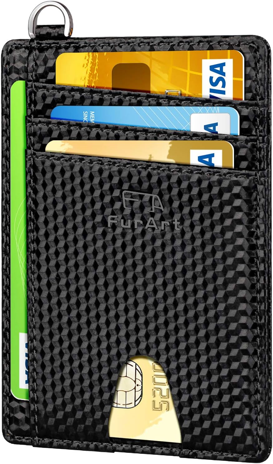 FurArt Slim Minimalist Wallet,Credit Card Holder,Front Pocket Wallets