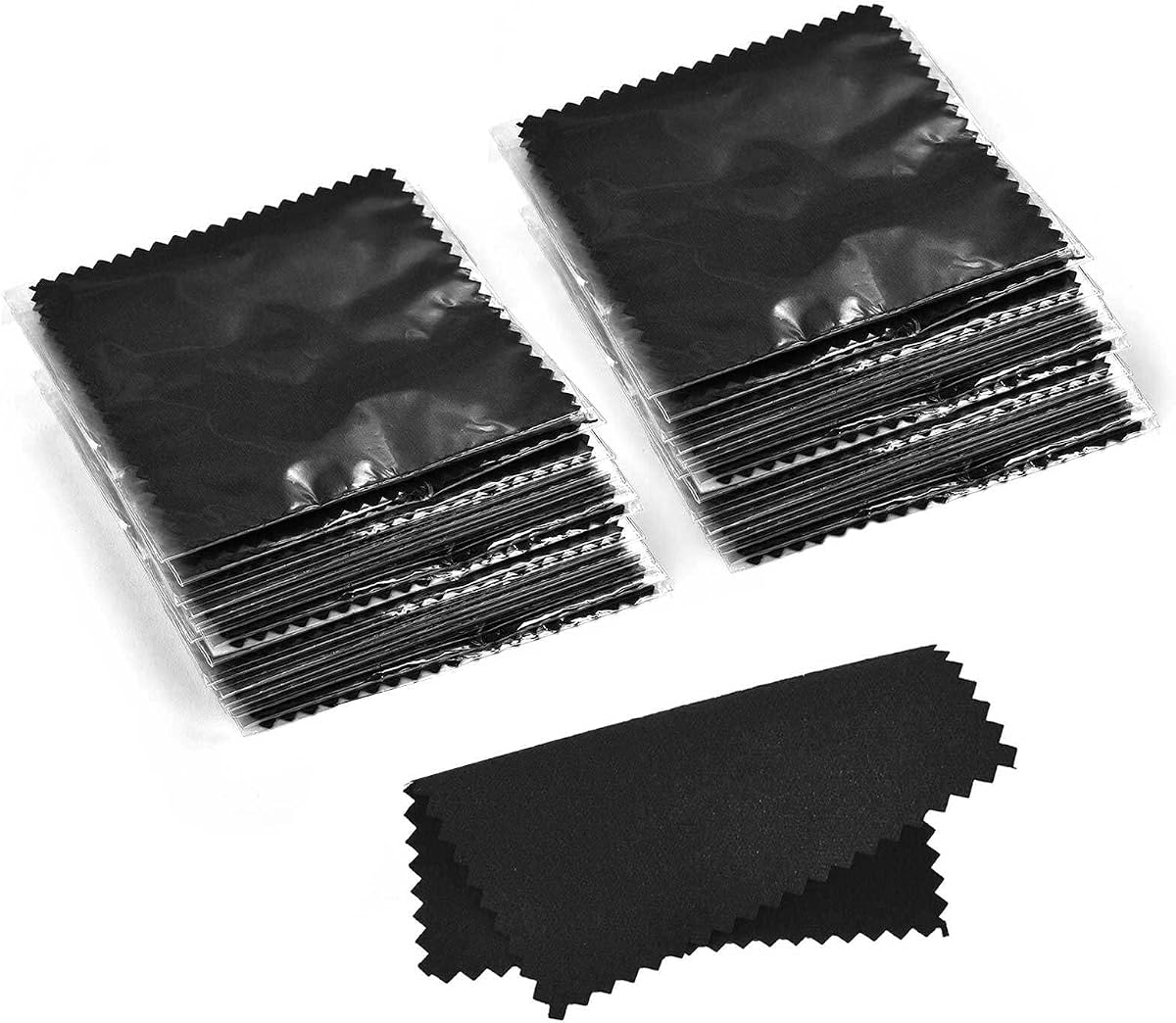 Paños de limpieza para joyas, Paños para pulir joyas envueltos individualmente | Ayuda a eliminar el deslustre, restaura el brillo, compacto y portátil, reutilizable hasta que se ensucia, cuidado diario de las joyas, varios colores