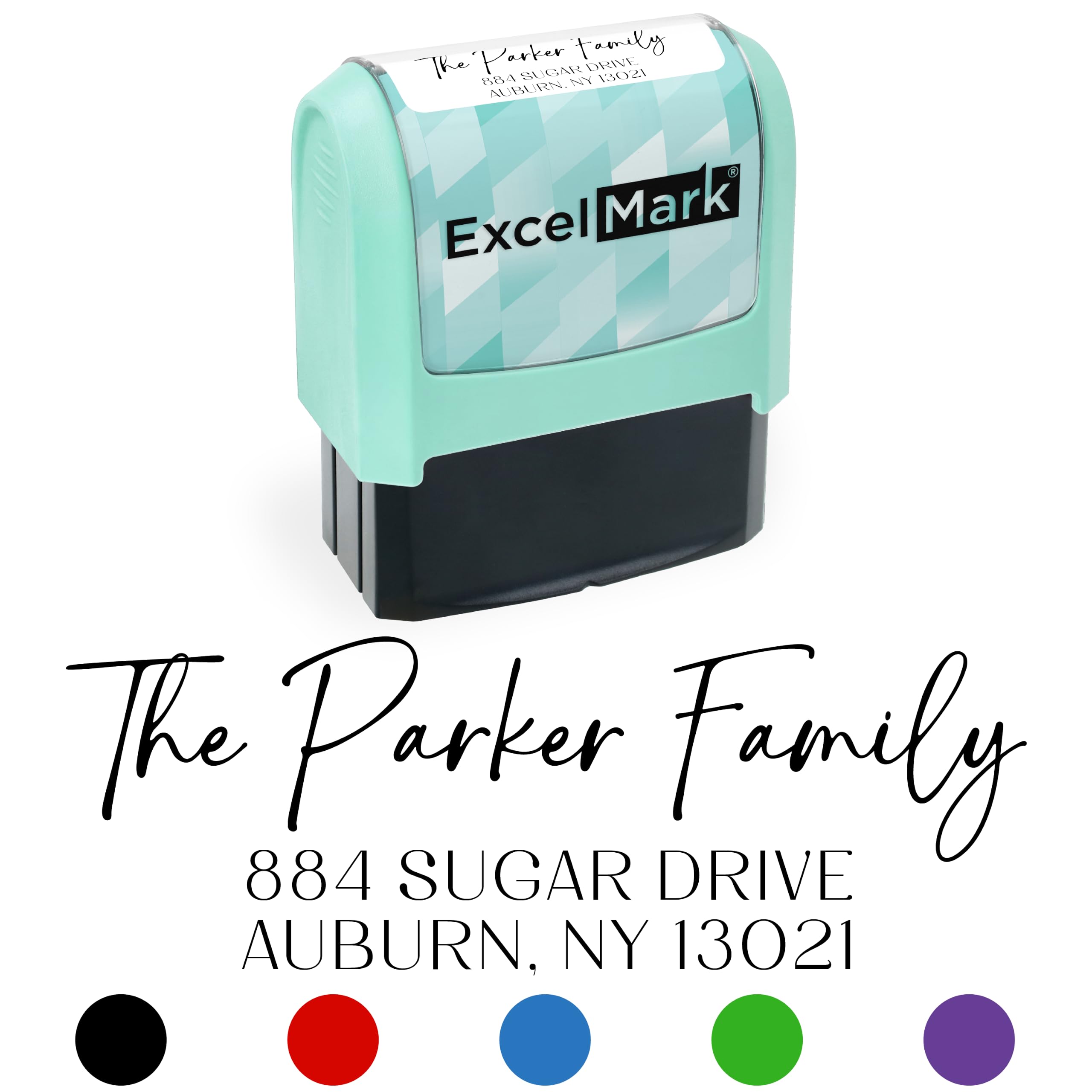ExcelMark Return Address Stamp Santa Catalina