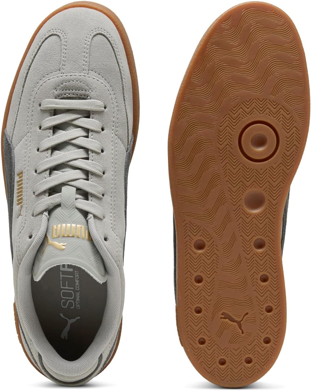 PUMA Mens Club Ii Era Suede Lace Up Sneakers Shoes Casual - Grey - Image 6