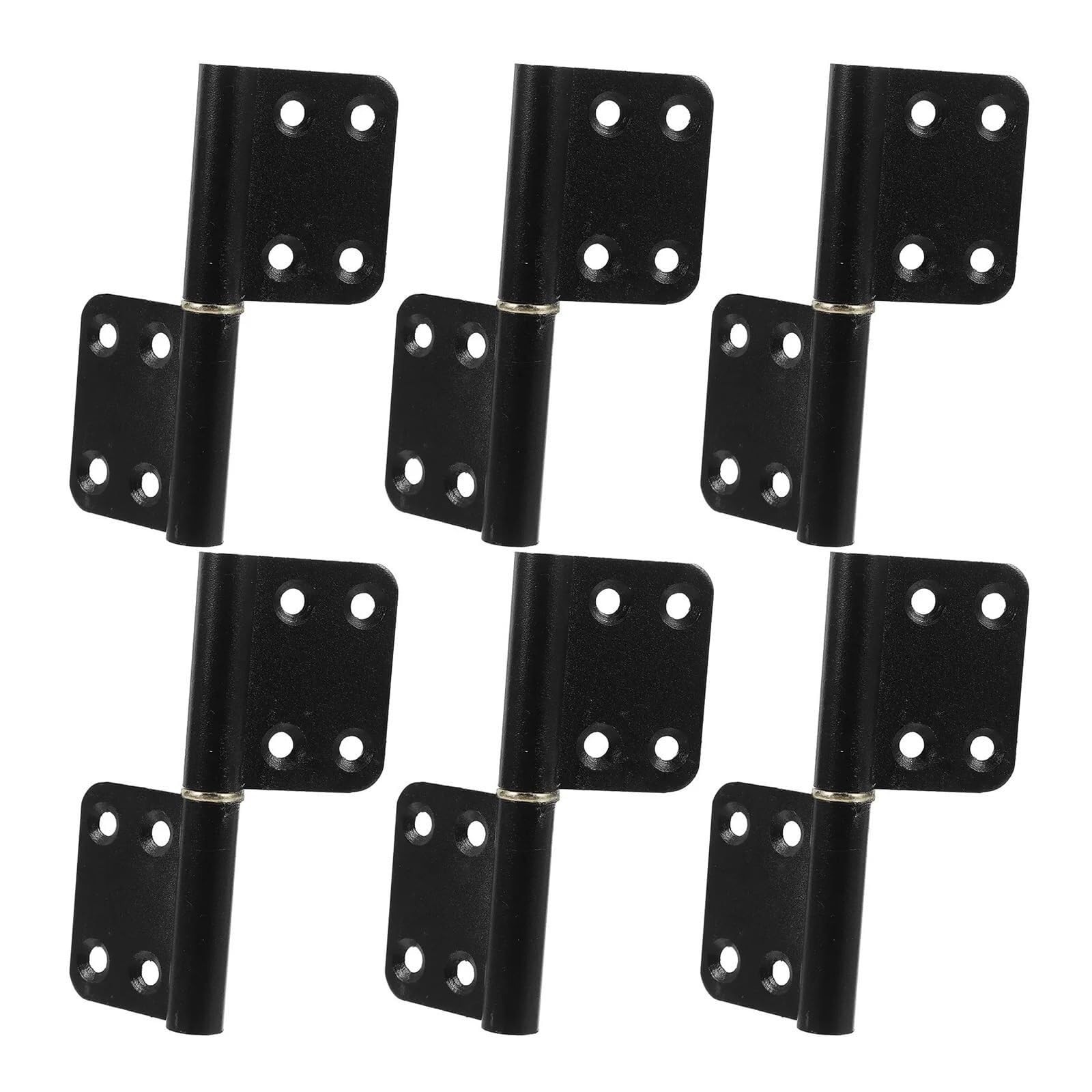 Yatingzhang One Color Lift Off Hinges 6Pcs Bathroom Hinges Detachable Aluminum Alloy Lift Off Removable Flag Door Hinge
