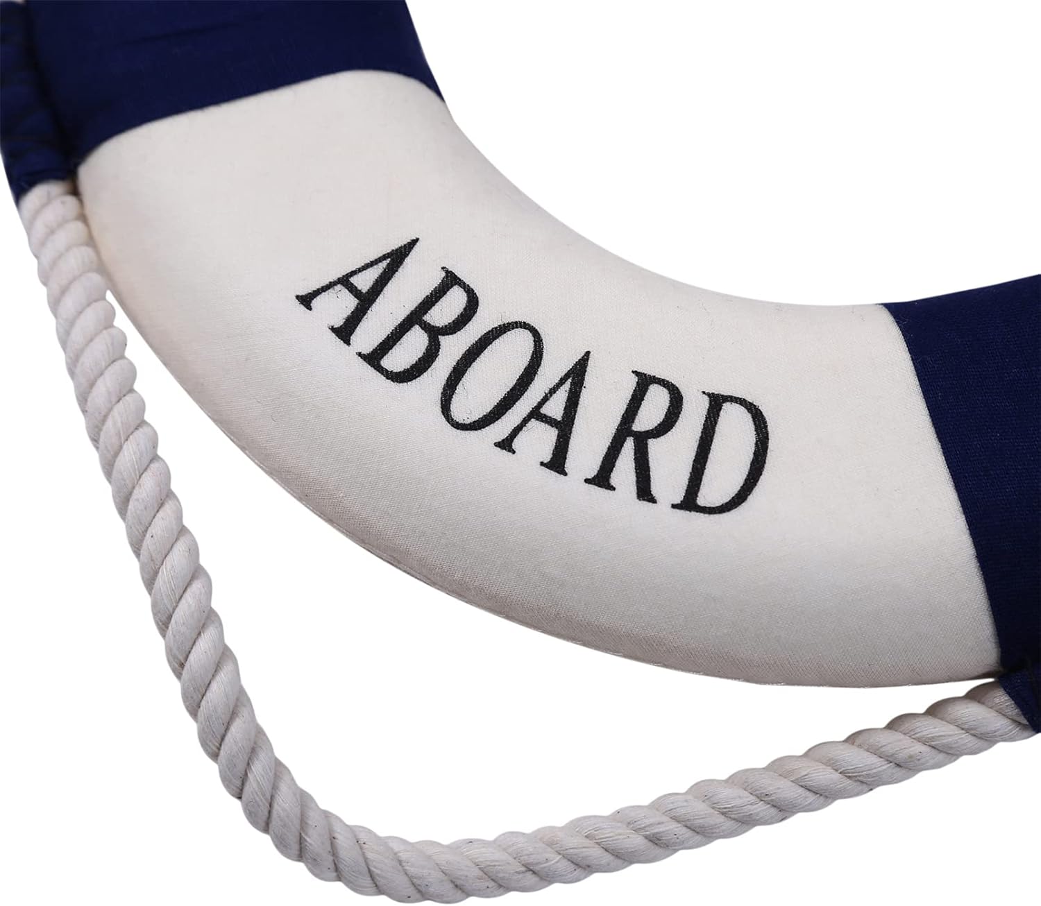 الأقوى - حلقة زينة بنمط الحياة البحرية، لوحة ترحيبية، حلقة نجاة لتزيين حوض السباحة، حلقة نجاة للتهنئة على الشاطئ، ديكور حائط المنزل للتعليق على الباب، ازرق 14 سم 2026 - view 5