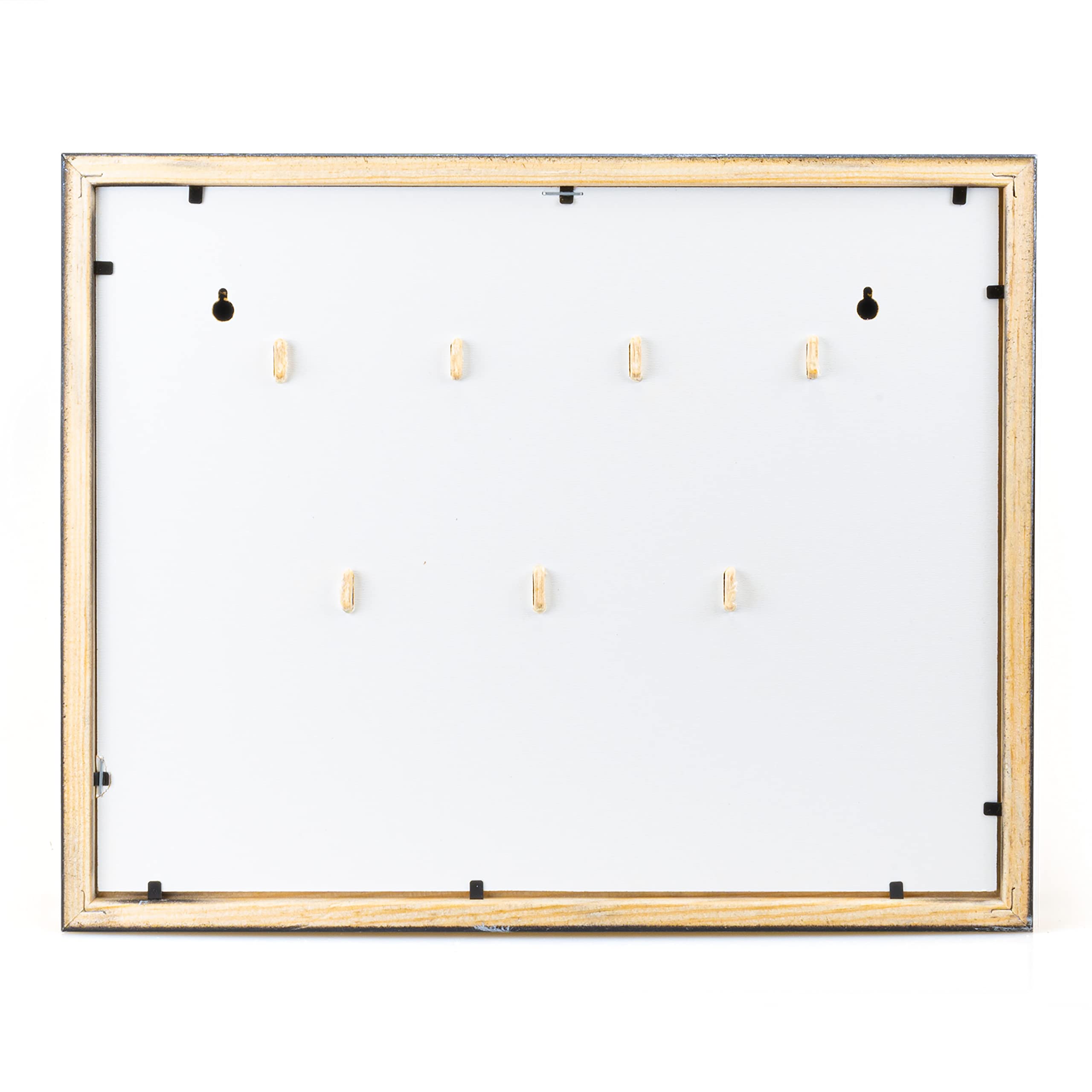 Armadietto portachiavi in legno con portachiavi, stile vintage, SKD-F34SR, argentato