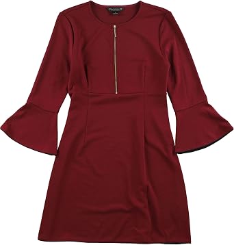 RACHEL ZOE Womens Bell Sleeve Mini Dress