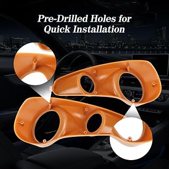 2pcs 3 Way Electronic Car Audio Crossing Coaxial Speaker Bracket