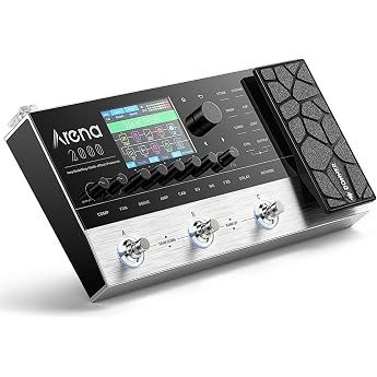 Donner Arena2000 Multi Effect Pedal, 278 Effects, 100 IRs, Looper, Drum Machine, Amp Modeling Guitar Pedal, Supports XLR, MID