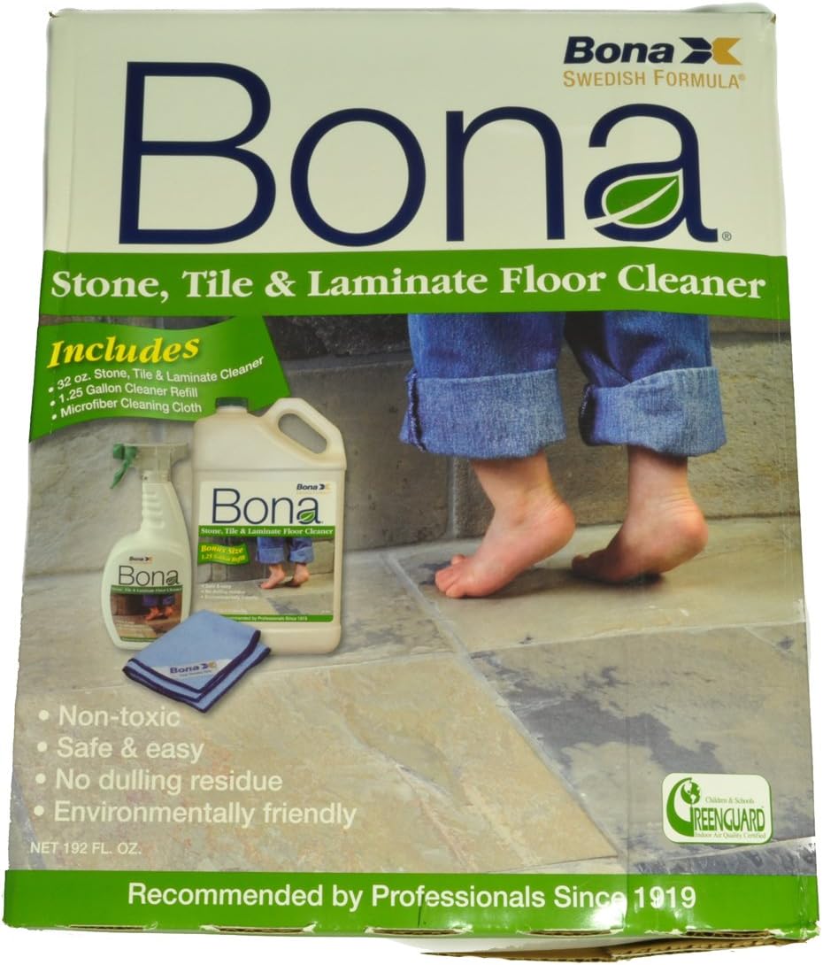 Bona X Stone, Tile And Laminate Floor Cleaner Kit