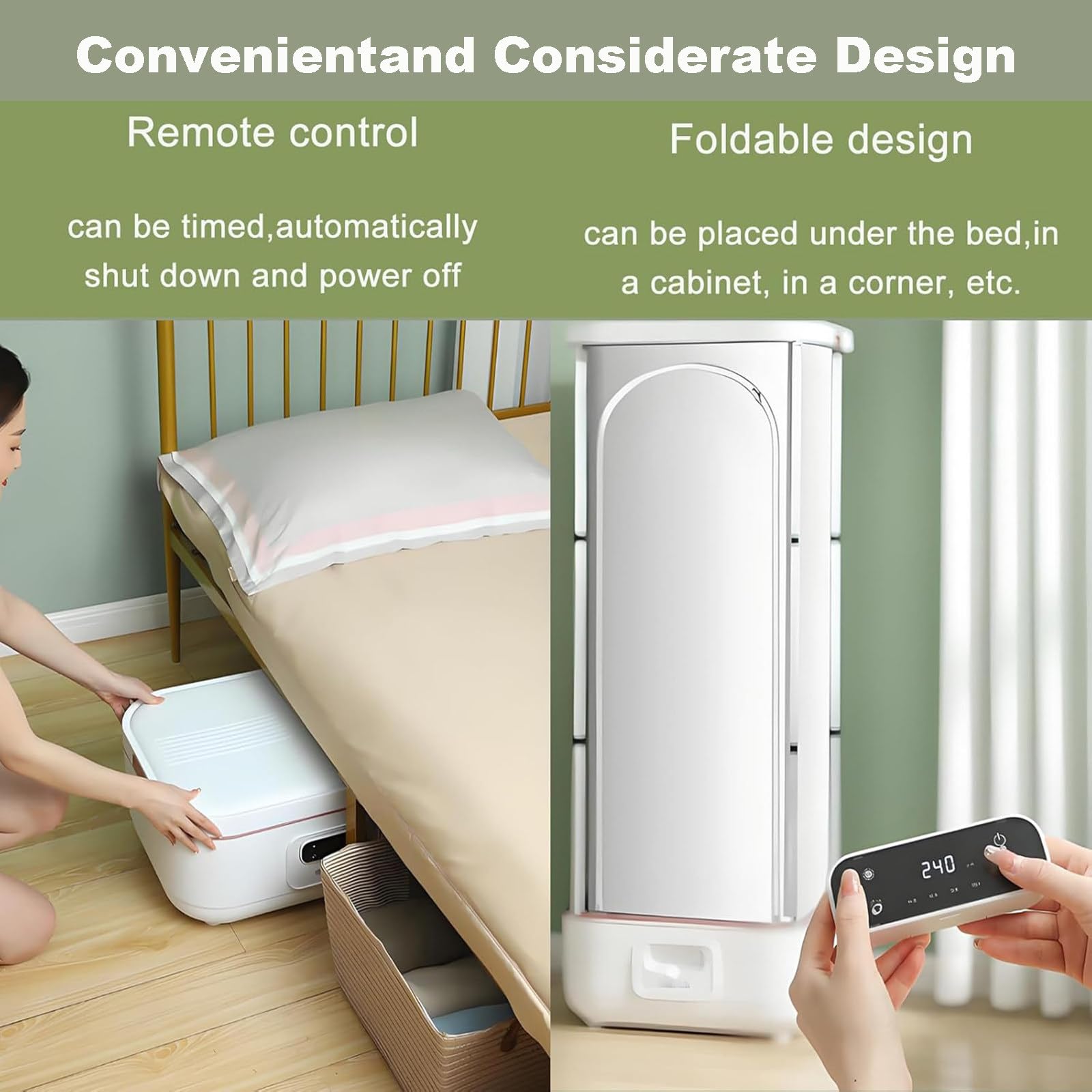 Máquina de Planchado Automática, Plancha a Vapor, Vaporizador y Secadora de Ropa, Higieniza y Seca la Ropa, Resultados en 10 Minutos, Portátil, Carcasa Blanca