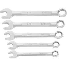 Tradespro 835135 SAE Combination Wrenches, 5-Piece