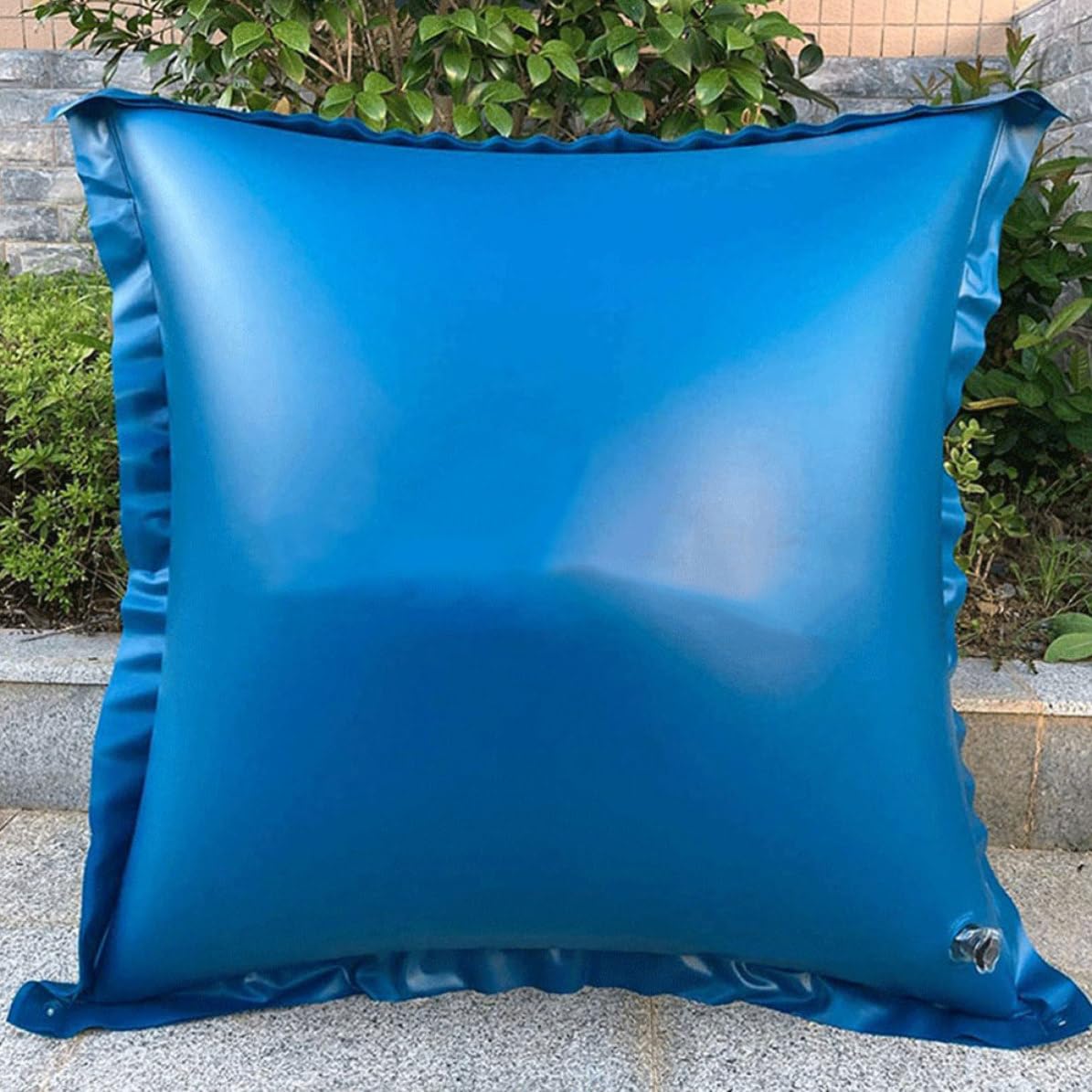 Almohada Inflable Azul para Piscina Elevada de PVC