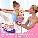 hahaland Dress Up Doll Playsets - Princess Mermaid Unicorns Toys for Girls Age 4-6, Plush Doll with 3 Outfits and Carry Bag, Fairy Ballerina Toys 4 Year Old Girl Birthday Gifts Easter Basket Stuffers