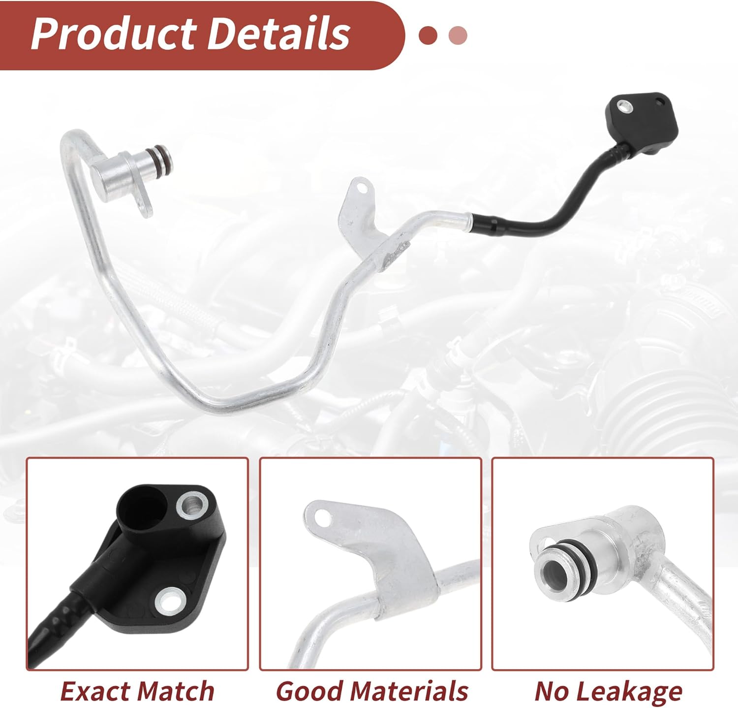 Coolant Line Booster Water Pipe for Mercedes-Benz S500 2013-2014 Cooling Water Pipe No.2782001300/2782000200/2782001751 Radiator Connector Hose