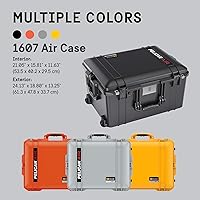 Vista 13 de Pelican Air 1607 Case No Foam - Silver