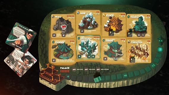 Shaolia:Warring States Board Game I Best New Board Game I Strategy Board Game for Adults, Teens, and Family