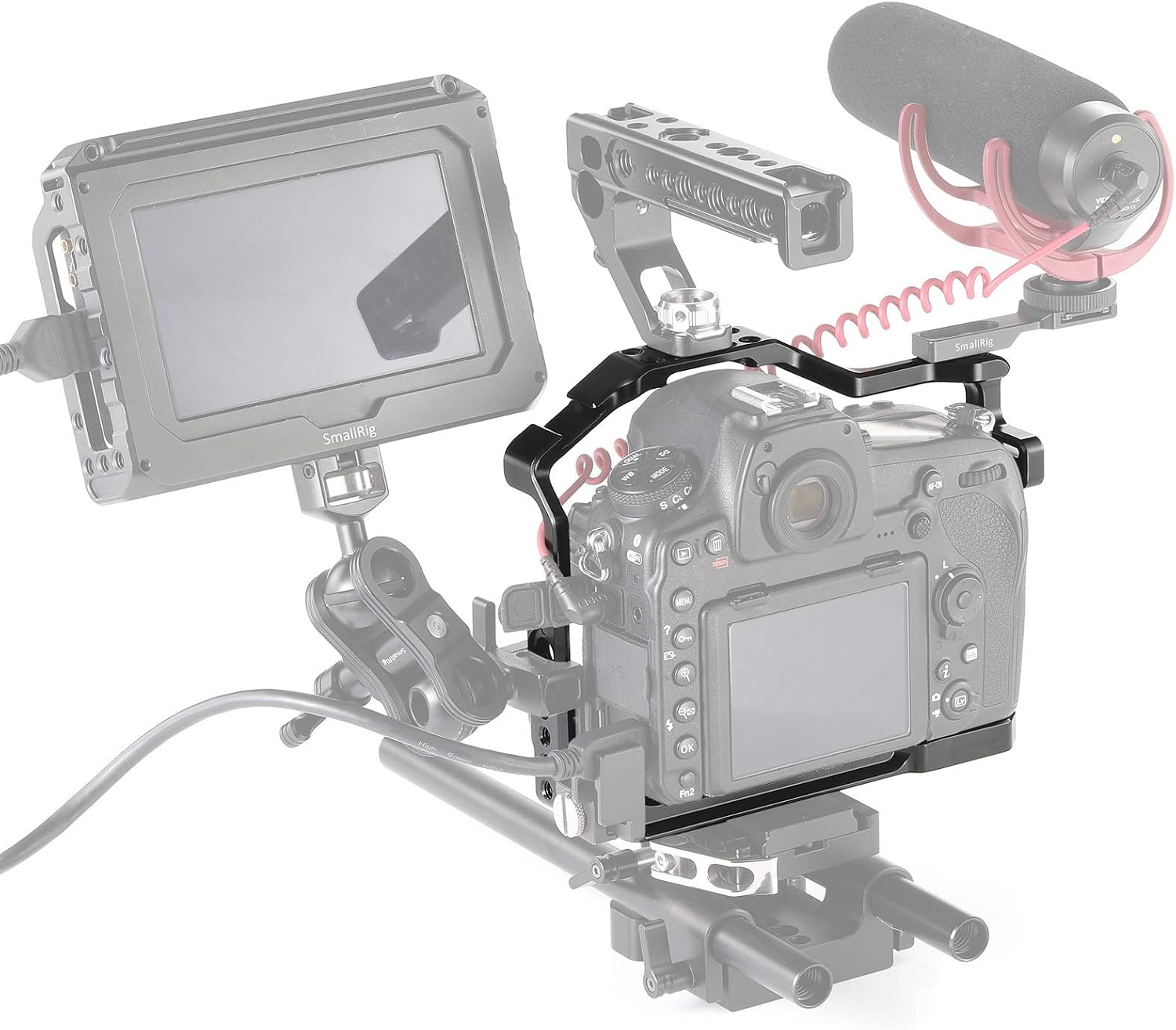 Hottest Sales SMALLRIG D850 Cage with Build-in Cold Shoe and NATO Rails for Nikon D850-2129 Exclusive SMALLRIG D850 Cage with Build-in Cold Shoe and NATO Rails for Nikon D850-2129