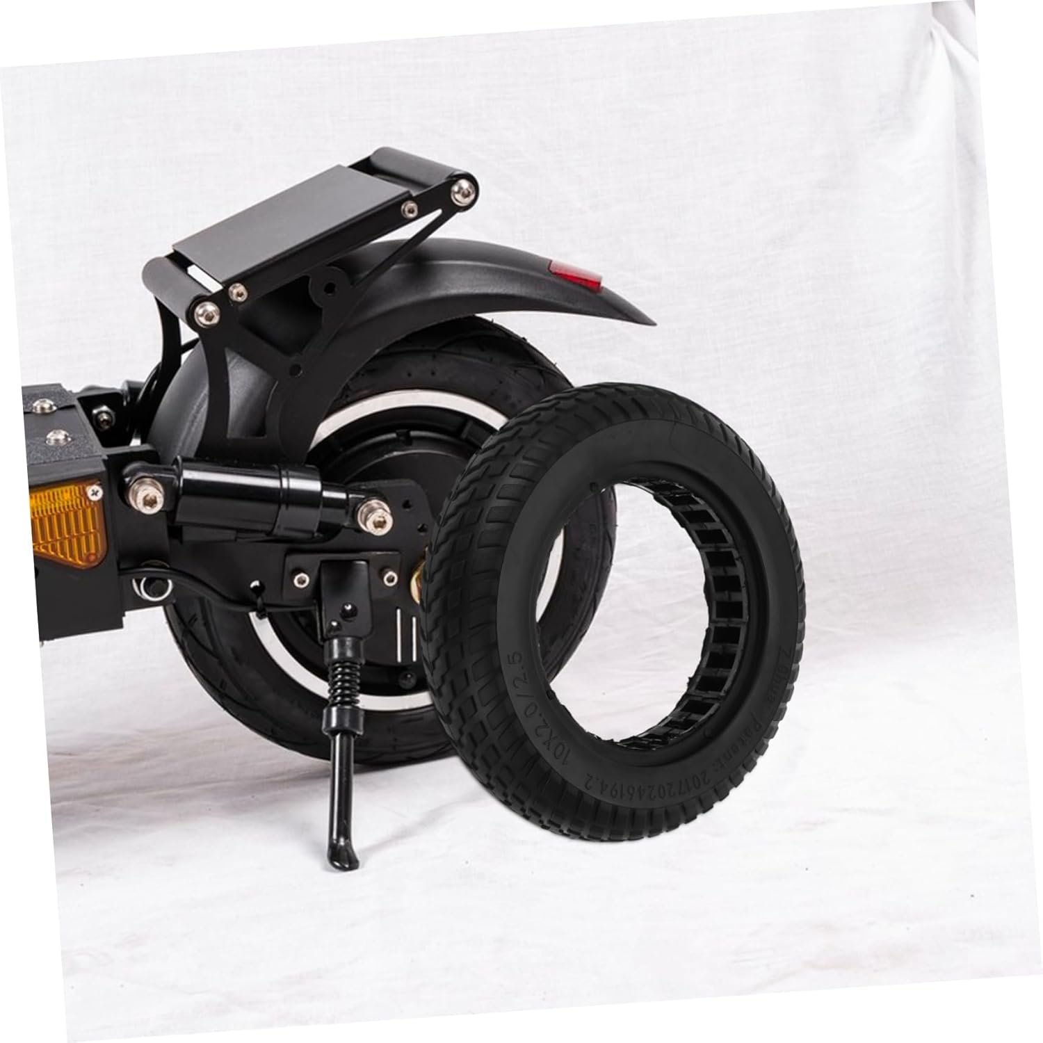 BESPORTBLE Puncture Honeycomb Rubber Tire for Electric Scooters Shock Absorbing and Explosion Replacement Wheel and Safe Design for Models