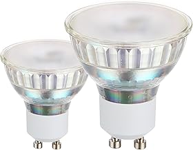 EGLO Set of 2 GU10 Light Bulbs, 2 LED Spotlights, Reflector Lamp, 4.8 Watt (Equivalent to 35 Watt), 400 Lumens, Warm White Bulb, 3000 K, Bulb Diameter 5 cm