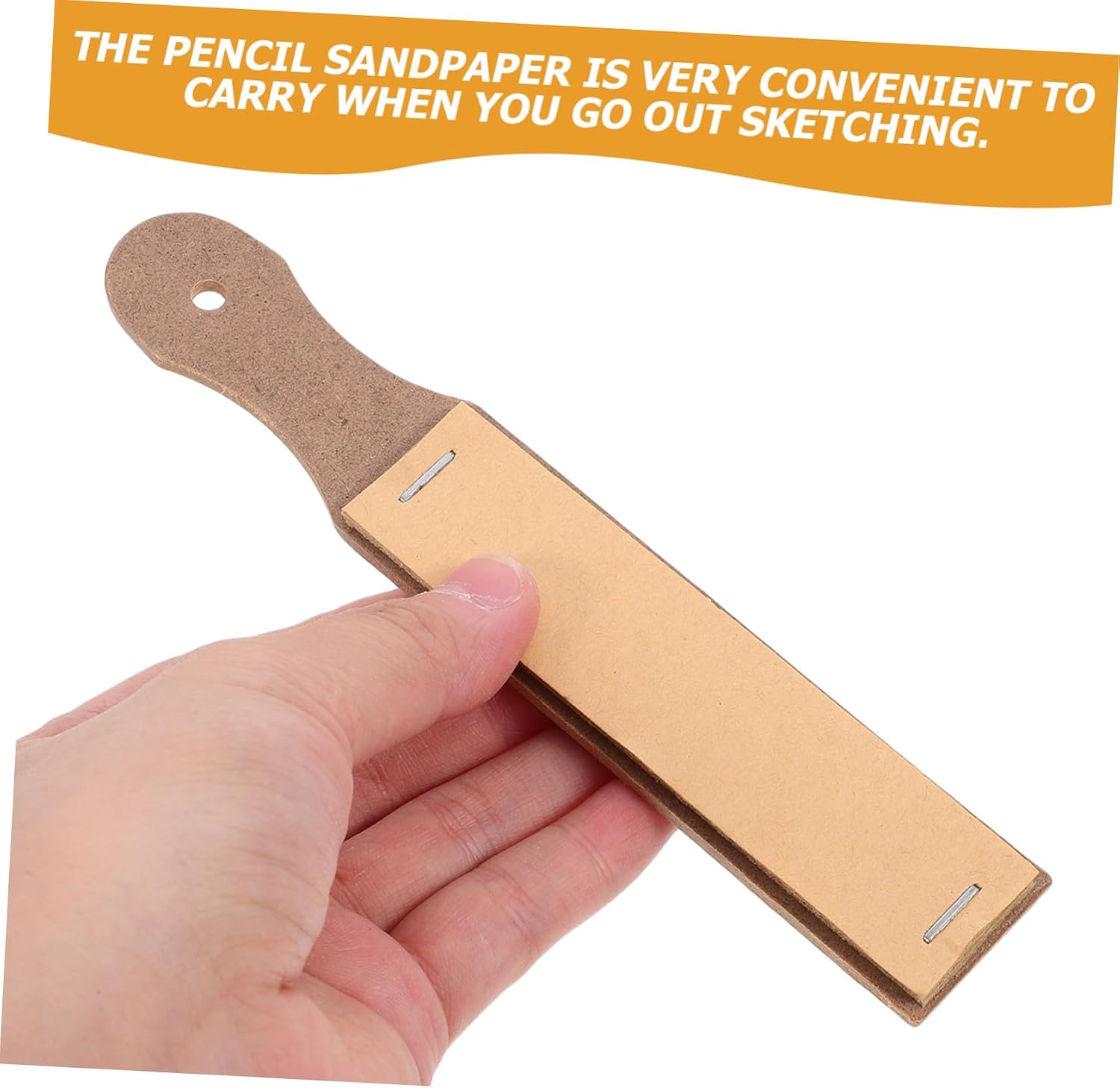 10pcs Fine Grade Sandpaper Pencil Tip Sharpening Boards Detailing Sandpapers for Artwork