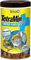 Vista 4 de Tetra TetraMin Plus Tropical Flakes 2.2 onzas, alimento para peces nutricionalmente equilibrado con camarones añadidos