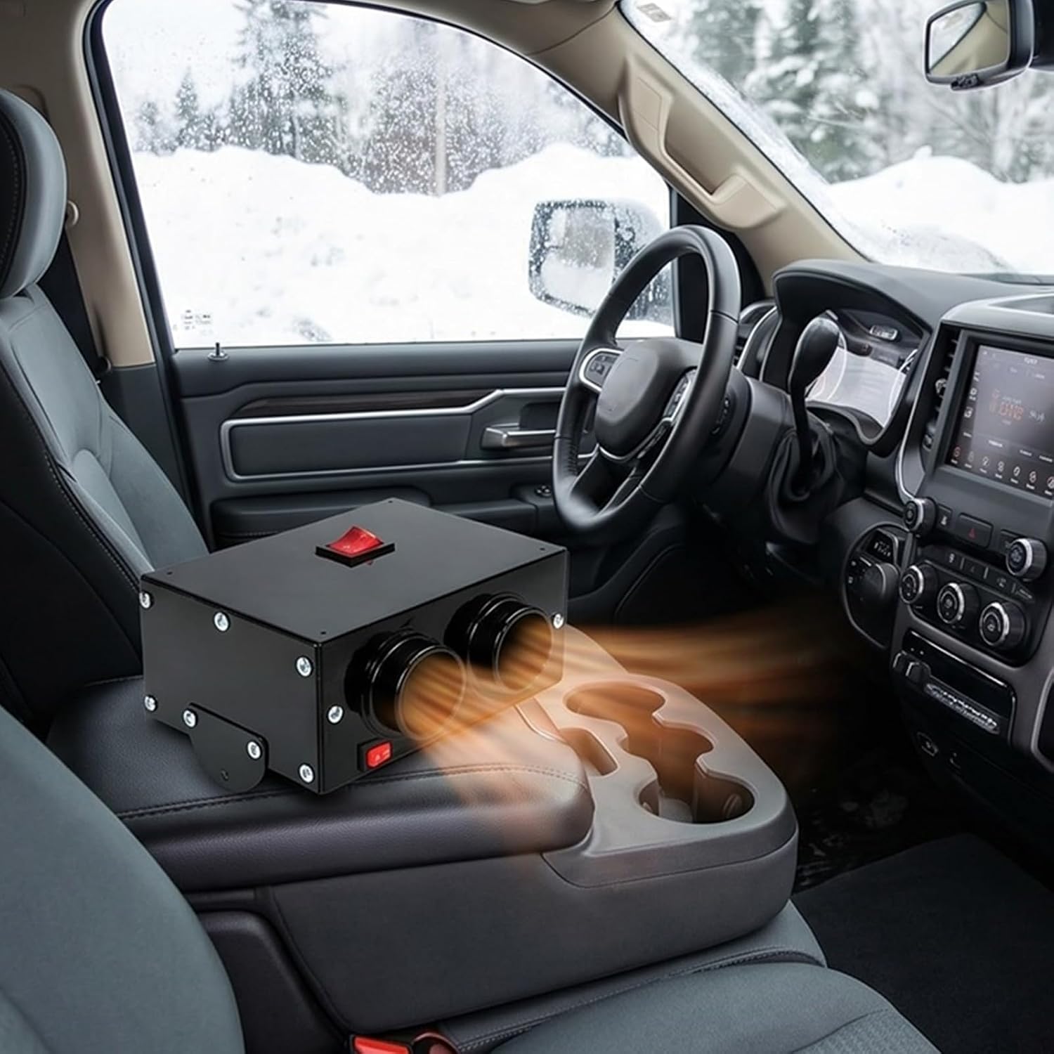 12V / 24V Vehicle Heating Fan Windshield Defogger Demister Defroster 800W Car Heater Car Accessories Electric Heater Fan Vehicle Warmer