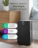 Pro Breeze OmniDry Déshumidificateur Compresseur Intelligent 12L/Jour, Réservoir 2L, Minuterie 24h, Séchage du Linge - Absorbeur d’humidité Automatique, élimine Moisissures & Condensation - 2