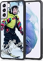 Vista 1 de Funda de goma para teléfono compatible con Samsung Galaxy S26/S25/Edge/S24/S24 FE/S23 FE/S23/S23 Ultra/S23 Plus/S22/S22 Ultra/S22 Plus/S21 Ultra/S21