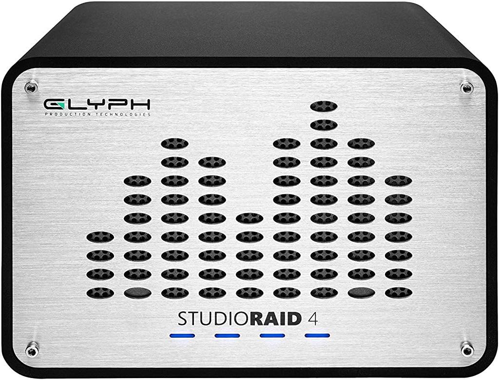 Glyph Studio RAID 4 SRF16000 16TB External Hard Drive RAID 0, 1 or JBOD (7200RPM, USB 3, FW800, eSATA)