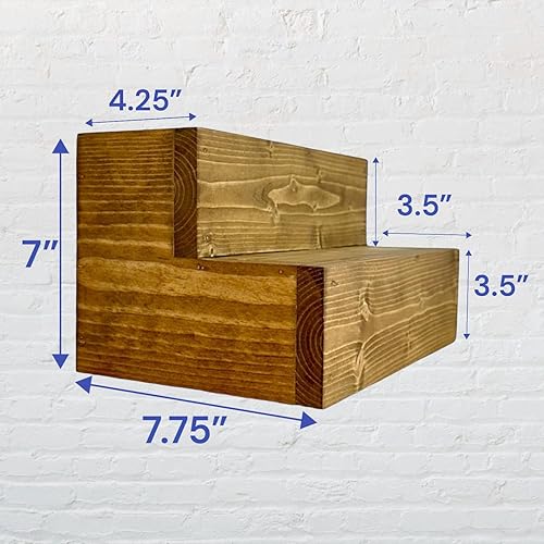 Miniatura 4 de Estante escalonado para botellas  Expositor de botellas de licor de 2 niveles  Organización de bar  Estante de exhibición  Estante de vino
