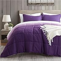 Vista 55 de satisomnia Queen Comforter Set Grey, Soft Seersucker Comforters Queen Size Bed, 3 Pieces Lightweight Down Alternative Bedding Comforter Full Sets