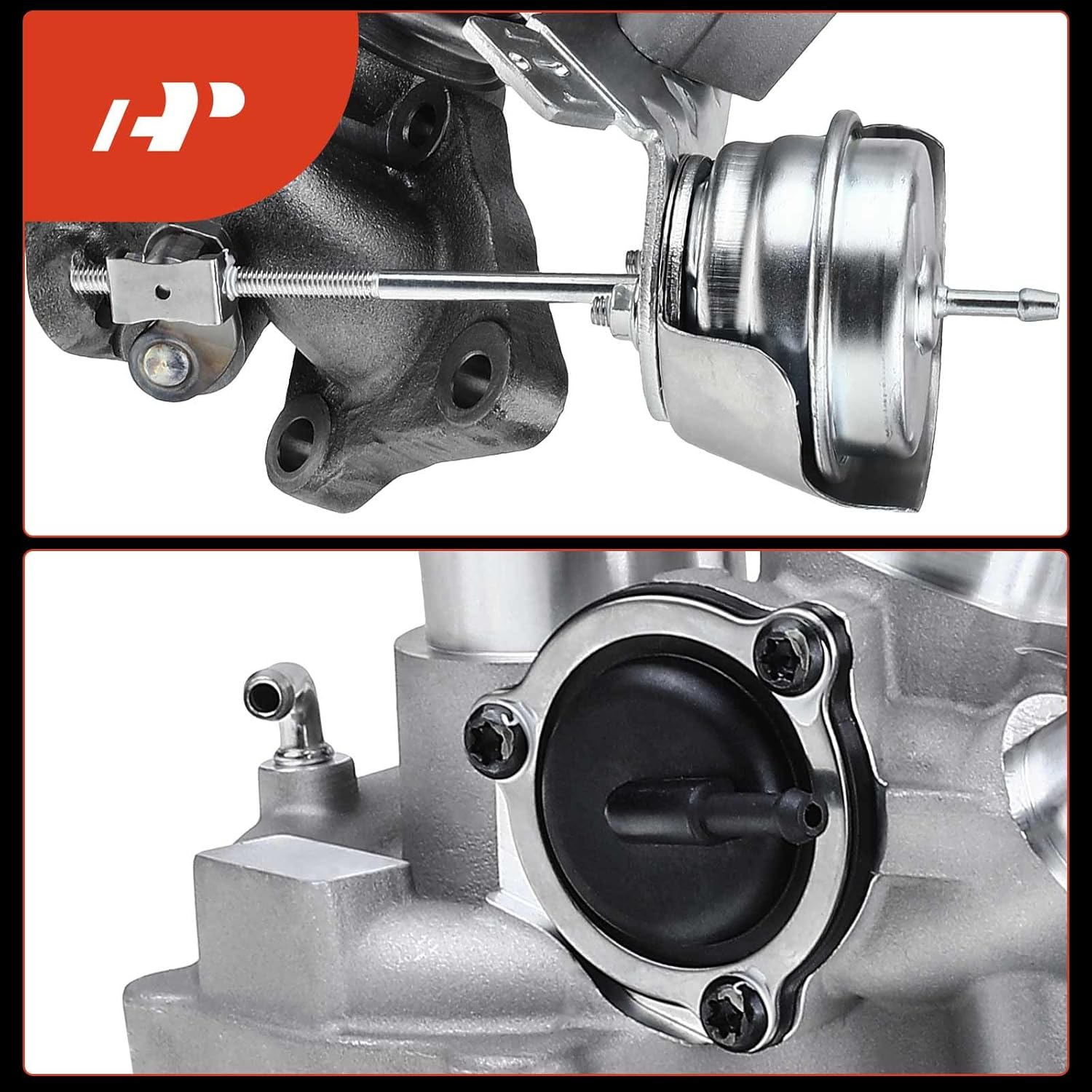 A-Premium Complete Turbo Turbocharger Kit, with Wastegate Actuator & Gasket, Compatible with Ford F-150 2011-2012, 3.5L, Replace# CL3Z-6K682-C, CL3Z-6K683-C