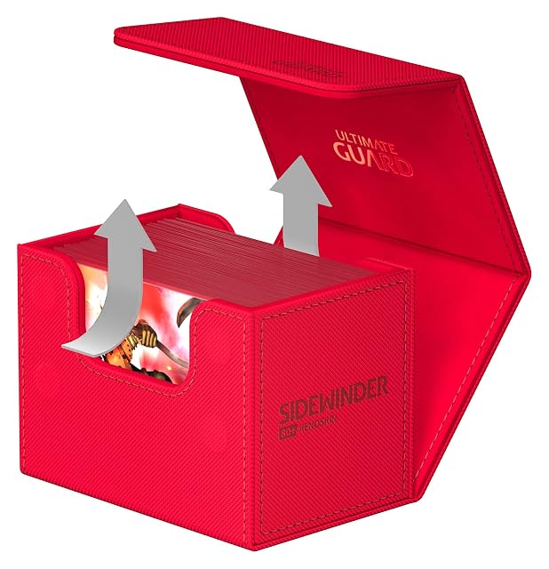 Foto 5 de 7 de Ultimate Guard Sidewinder 80+ XenoSkin Monocolor Rojo