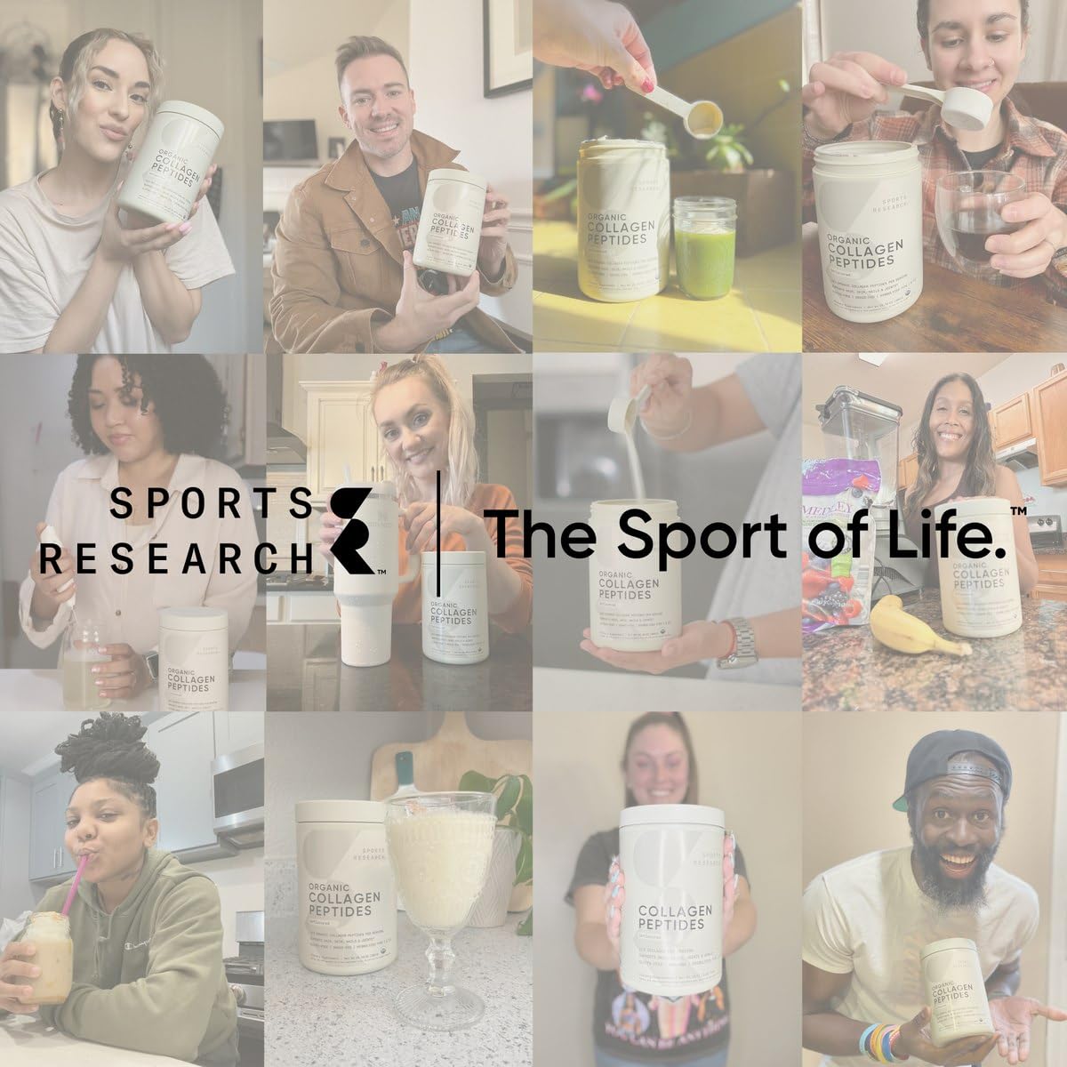 Sports Research Collagen Peptides for Women & Men, Unflavored, 16 oz., Hydrolyzed Type 1 & 3 Collagen Powder Protein Supplement for Healthy Skin, Nails, Bones & Joints 11 Sports Research Collagen Peptides for Women & Men, Unflavored, 16 oz., Hydrolyzed Type 1 & 3 Collagen Powder Protein Supplement for Healthy Skin, Nails, Bones & Joints - Image 9