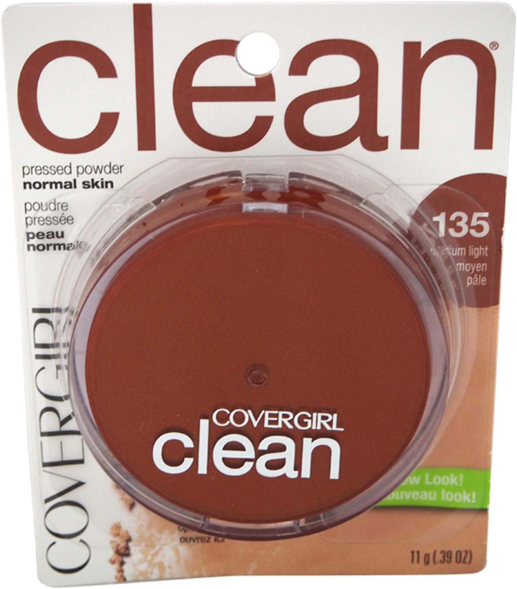 Clean Pressed Powder, 135 Medium Light