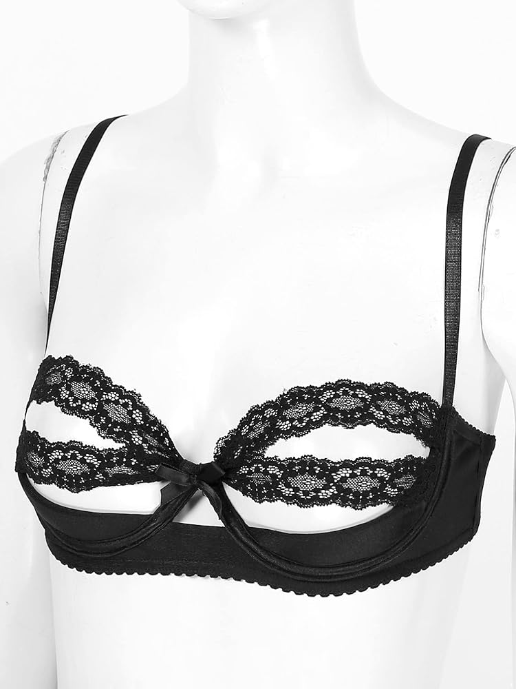 最終お値下げのお値下げします。ROSABLU 黒 レース付きブラジャー 黒レース＆ピンク♡セクシー過ぎる♡ブラセット(つω`〃)ﾎﾟｯの