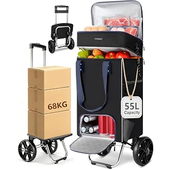 Ytonet Folding Shopping Trolley Shopping Trolley Trolley Shopping Trolley