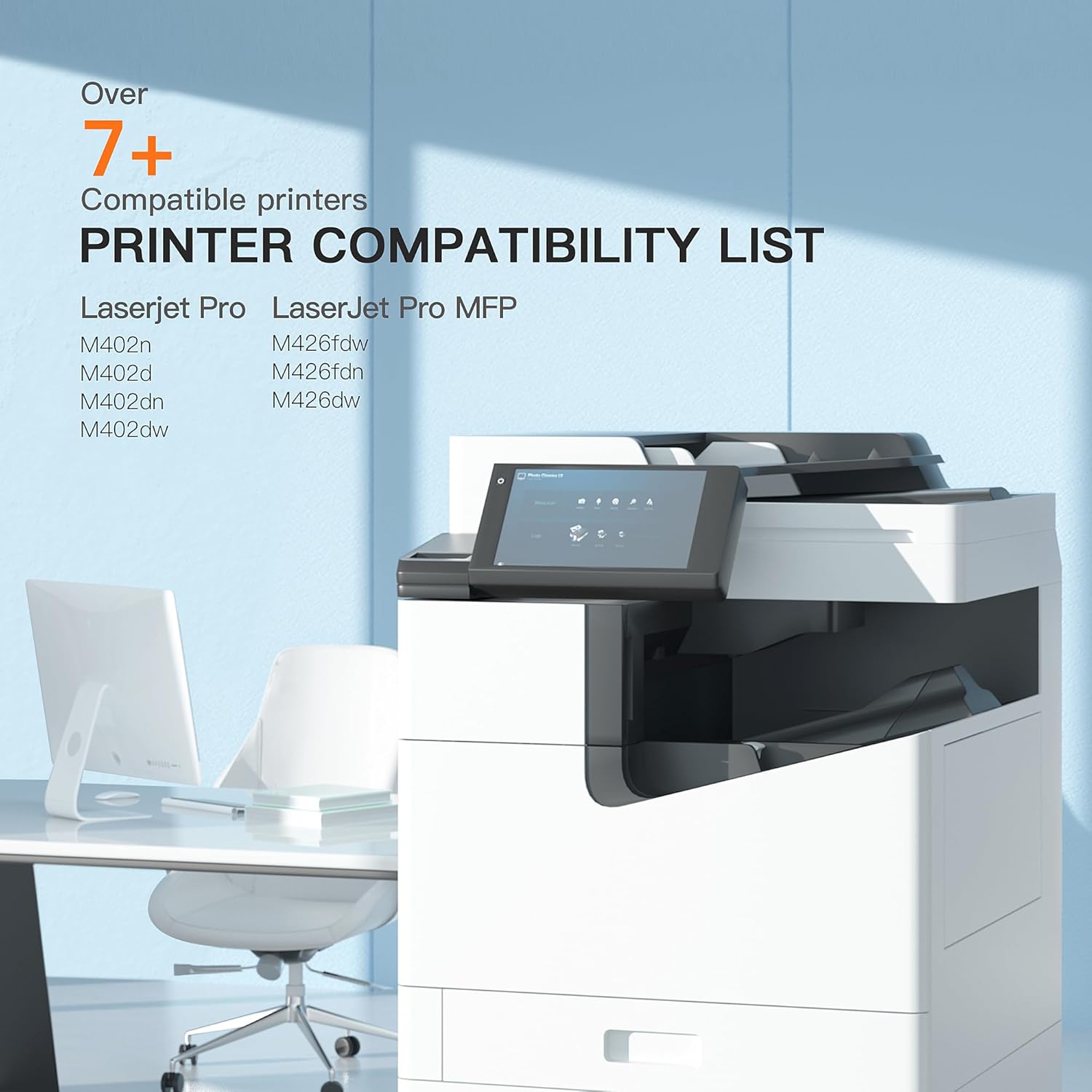 E-Z Ink 26A Toner Cartridge for HP Printer Compatible Replacement for HP 26A CF226A 26X CF226X Toner for HP LaserJet MFP M426fdw M426fdn M426dw Pro M402n M402d M402dn M402dw Printer Ink (2 Black)