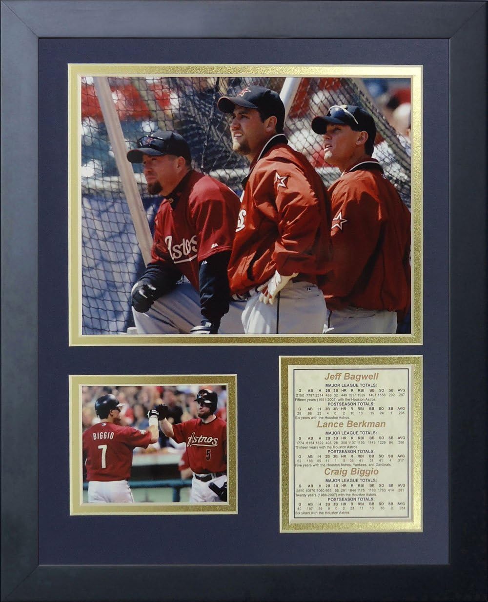 Legends Never Die "Houston Astros Killer B's Framed Photo Collage, 11 x 14-Inch, (11225U)