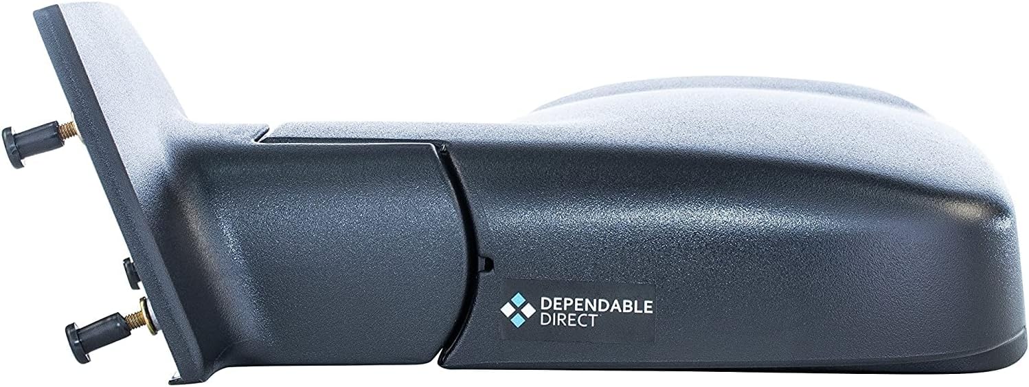 Driver Side Mirror for Chevy Express, GMC Savana (03 04 05 06 07 08 09 10 11 12 13 14 15 16 17) Textured Non-Heated Folding Left Outside Rear View Replacement Door Mirror - GM1320284